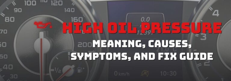 Aquí puede encontrar todo sobre la alta presión de aceite.