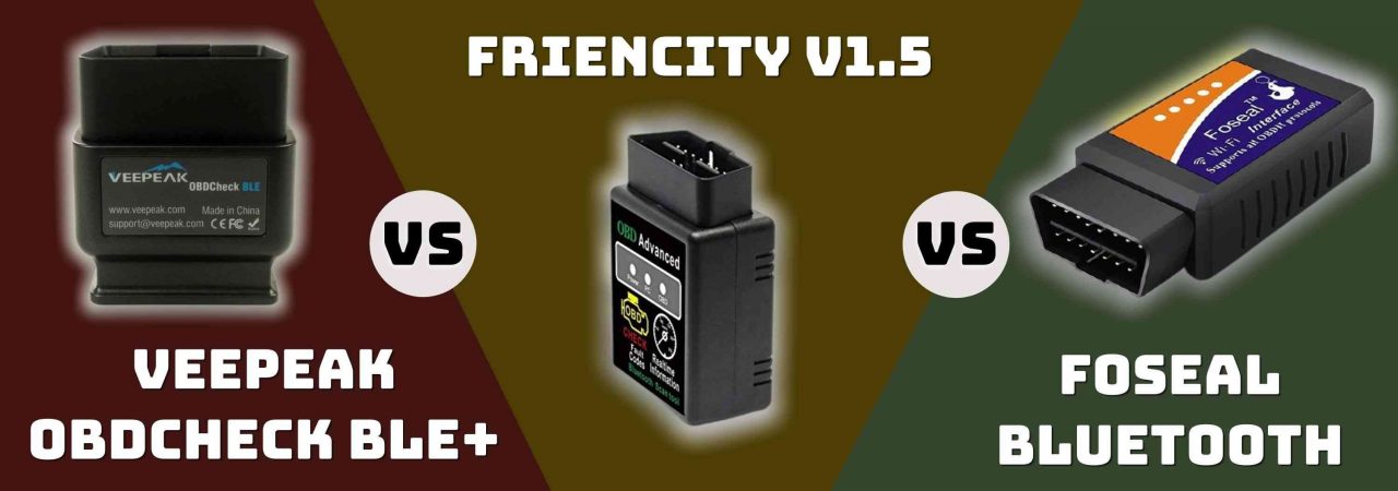 Si compara Friencity V1.5 con Foseal Bluetooth y Veepeak OBDCheck BLE +, puede encontrar el que mejor se adapte a sus necesidades.